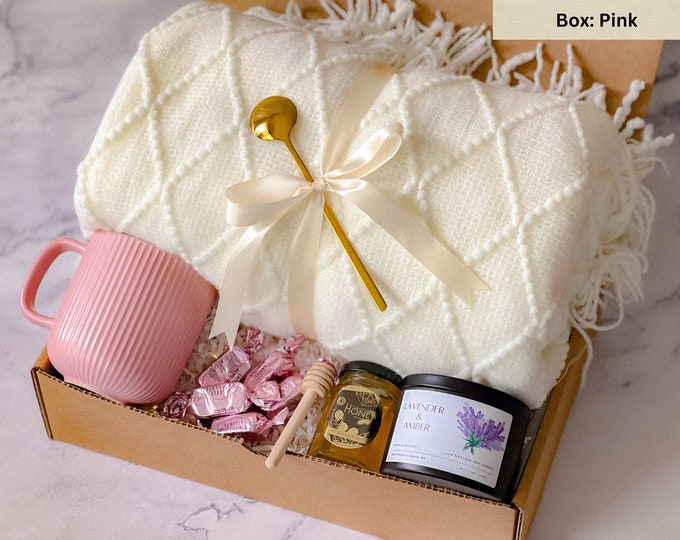 Surgery Recovery Gift, Get well Soon Basket, Gifts for her, Care package for woman, Recovery Basket, Chemo Gift Box, Thinking of You Friend