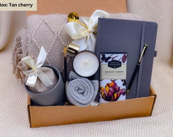 Grieving gift, Thinking of you Care Package with Blanket, Journal, and Socks, Loss of Father, Mother & Sister
