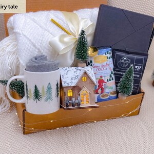 Deluxe Holiday Gift Box, Christmas Gift Idea, Warm & Winter Gift Box, Sending a Hug, Gift Box for Women, Hygge Gift Basket, New Years Gifts Fairy tale
