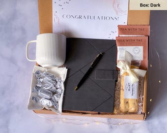 New Team Member Gift Box: Blanket, Journal & Mug
