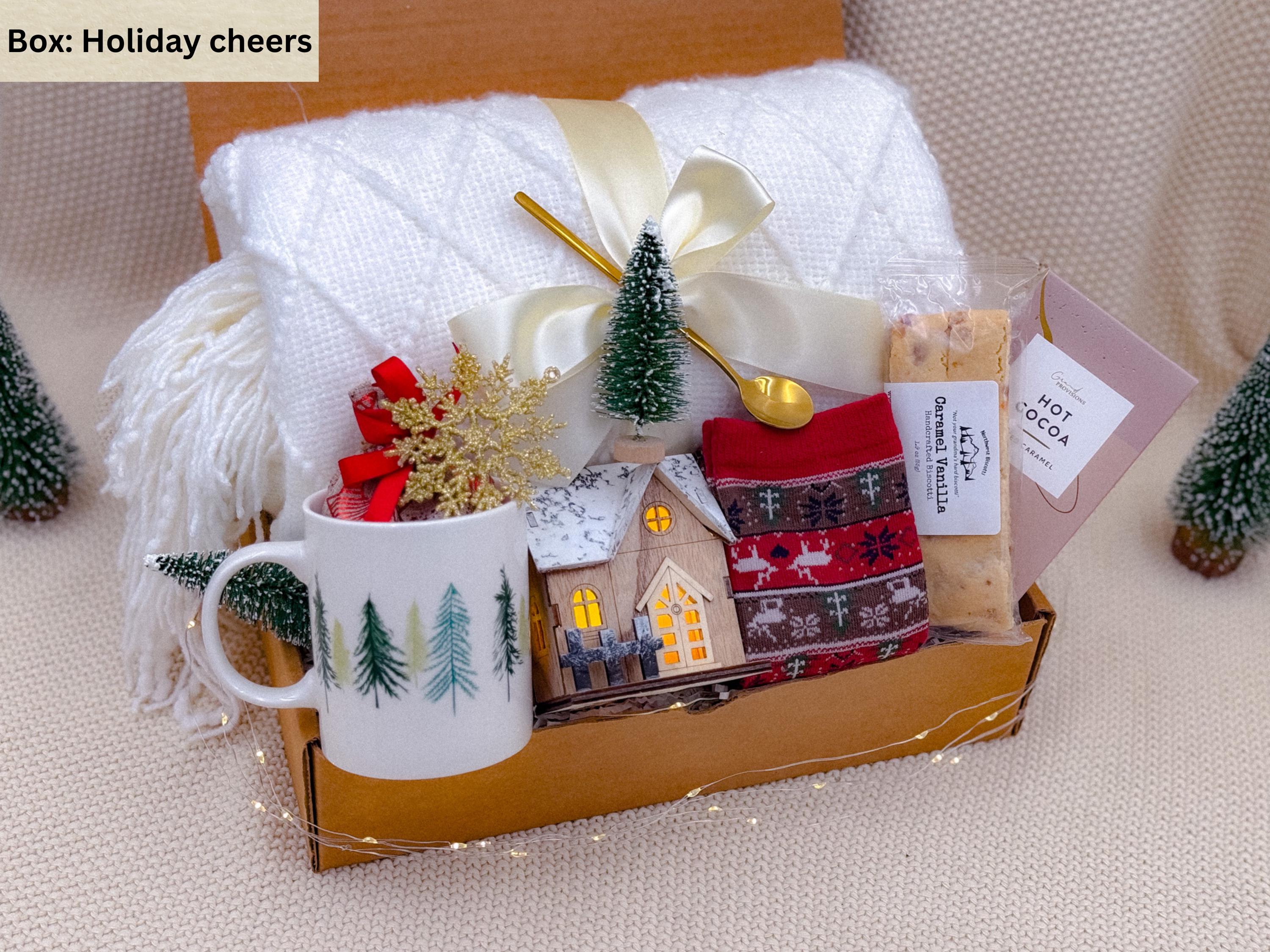 Cozy Winter Gift Box, Christmas Hygge Gift, Holiday Gift Basket, Winter ...
