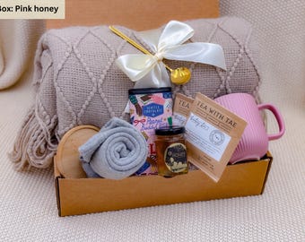 Get Well Soon Gift Box: Cozy Blanket, Journal & Mug