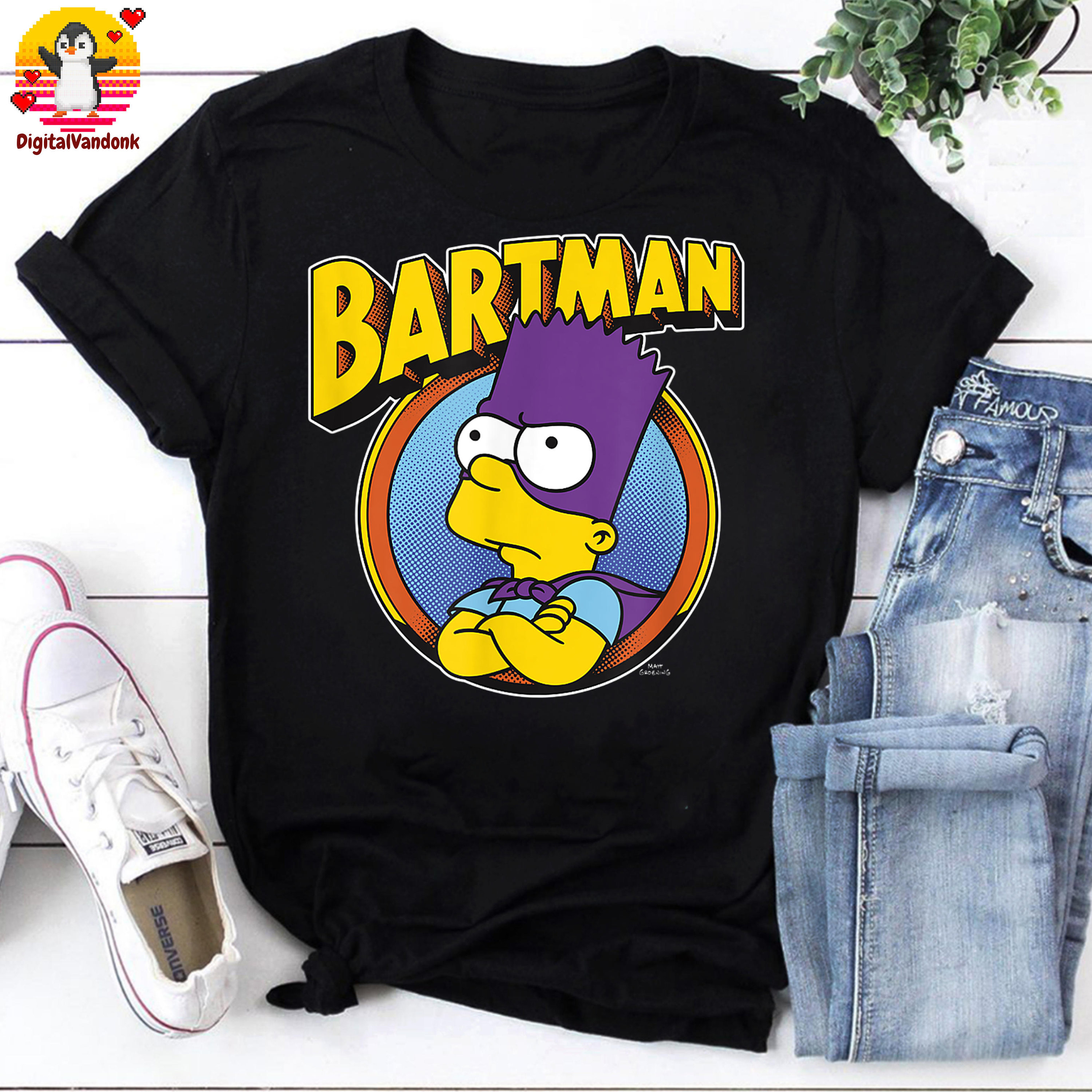 Tee Shirt Vintage Bartman 
