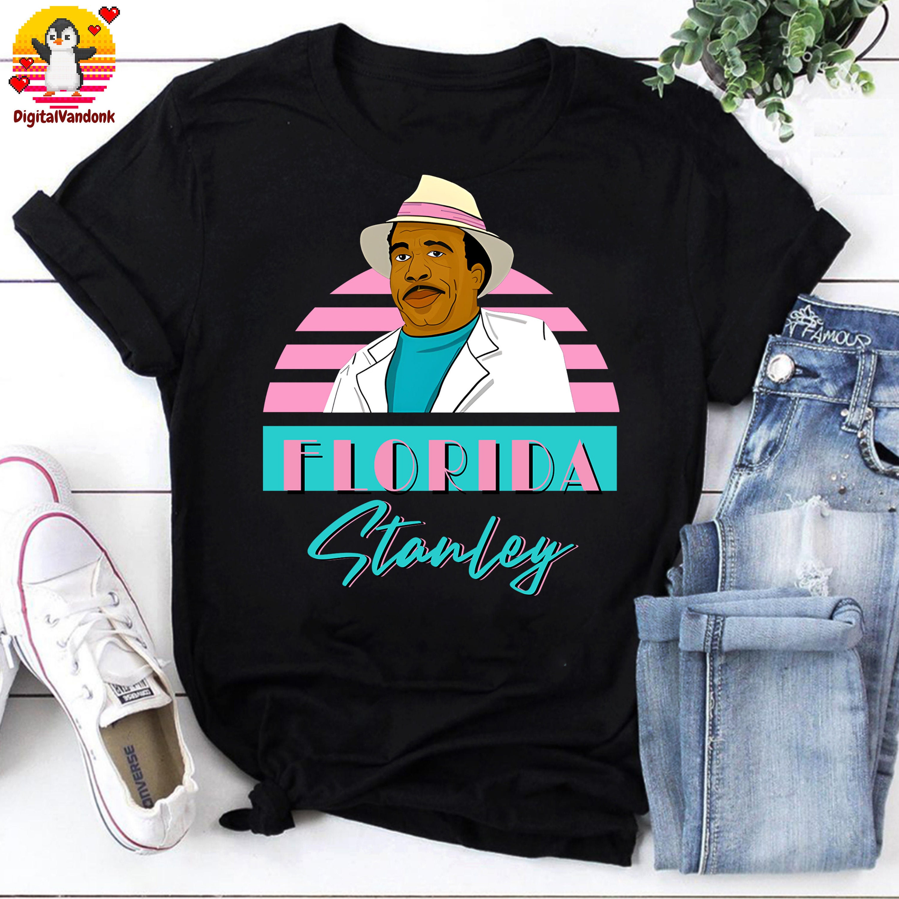The Office Florida Stanley T-Shirt Black / XL