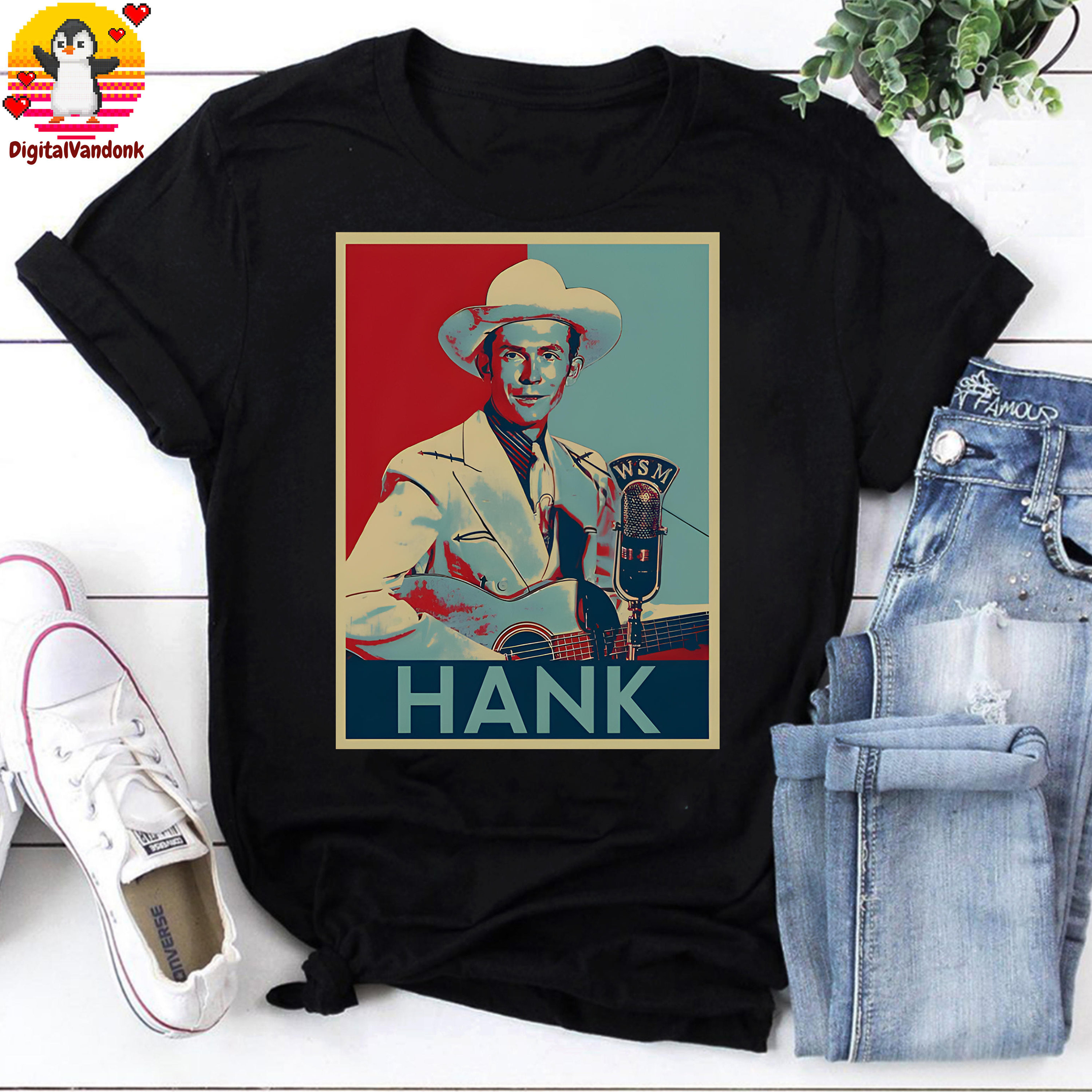 Art Hank Williams Vintage T-Shirt, Hank Williams Shirt