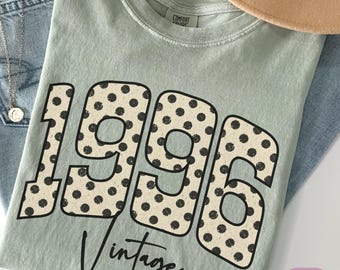 Retro 30th Birthday Shirt, Limited Edition 1996 T-Shirt, Retro Birthday Shirt, Vintage 1996 Tee, Comfort Colors