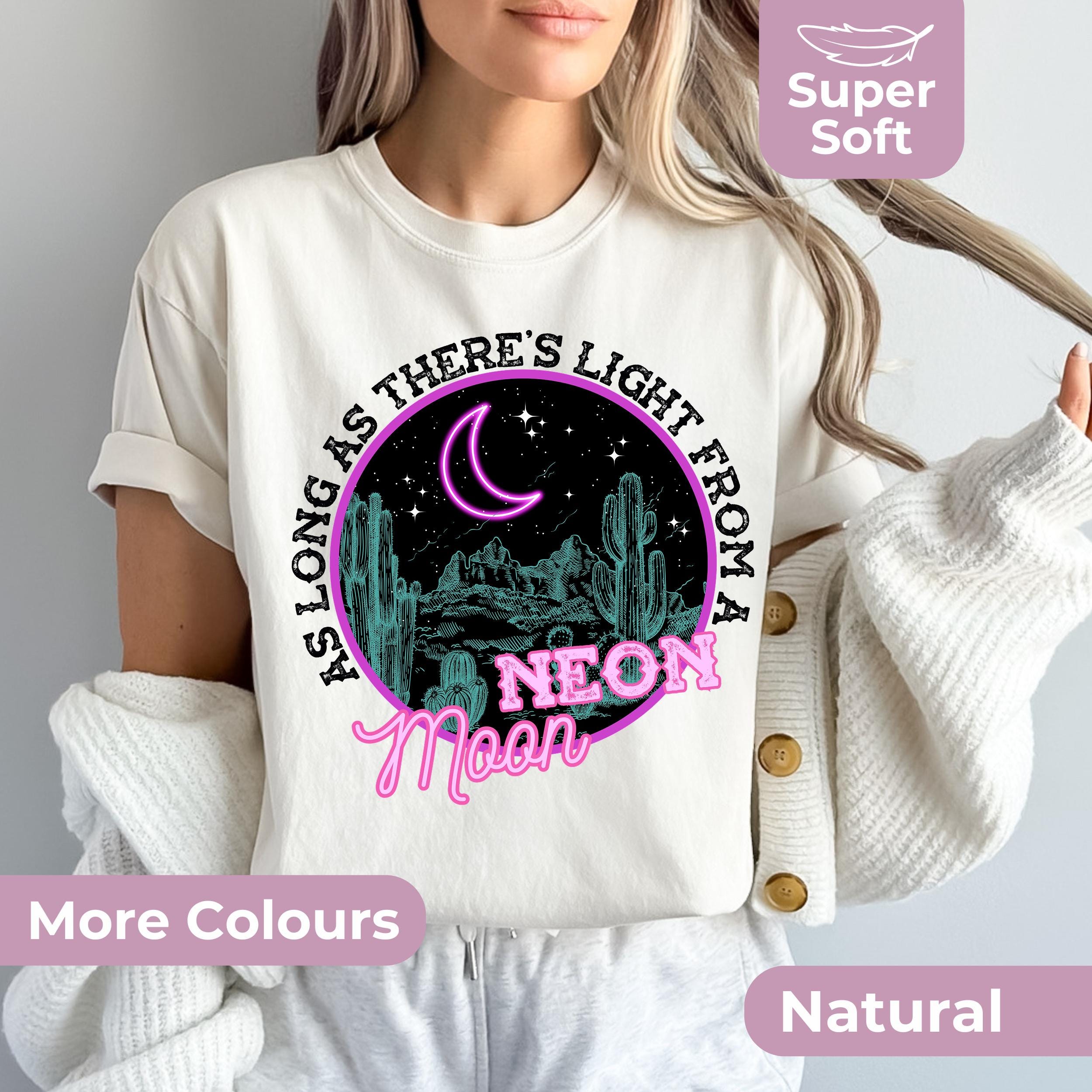 Neon Moon Shirt - Etsy