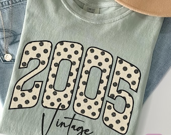 Retro 21st Birthday Shirt, Limited Edition 2005 T-Shirt, Retro Birthday Shirt, Vintage 2005 Tee, Comfort Colors