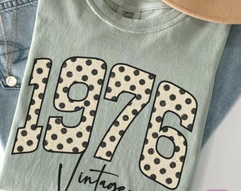Retro 50th Birthday Shirt, Limited Edition 1976 T-Shirt, Retro Birthday Shirt, Vintage 1976 Tee, Comfort Colors