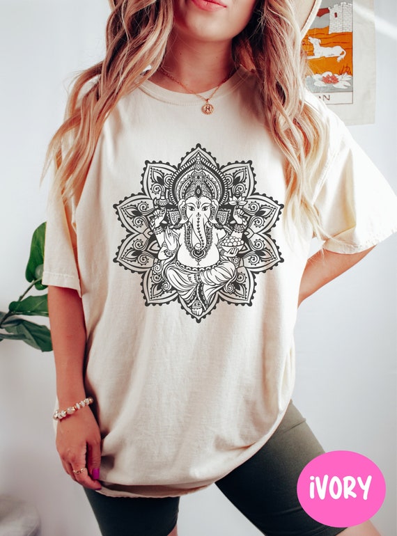 T shirt Ganesh chemise mandala de Ganesh haut boh me spirituel