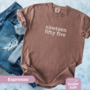 70th Birthday Shirt For Women, Comfort Colors 1955 Shirt, Seventy TShirt, Birthday Party Outfit, 70th Birthday Gift, Minimalist 70th Tee