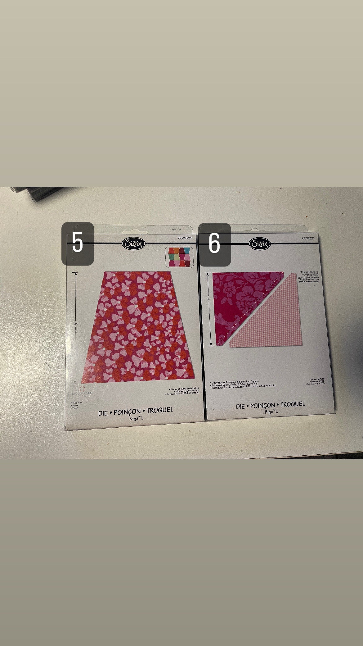 Sizzix Die Cuts Fabric Die Cuts, Quilting Die Cuts, Crafting Tools