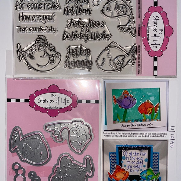 Die Cut & Stamp Set: Stephanie Barnard, The Stamps Of Life Set, Succulents, Donuts, Die Cuts, Sizzix, Scrapbooking, Crafting Tools, Thinlits