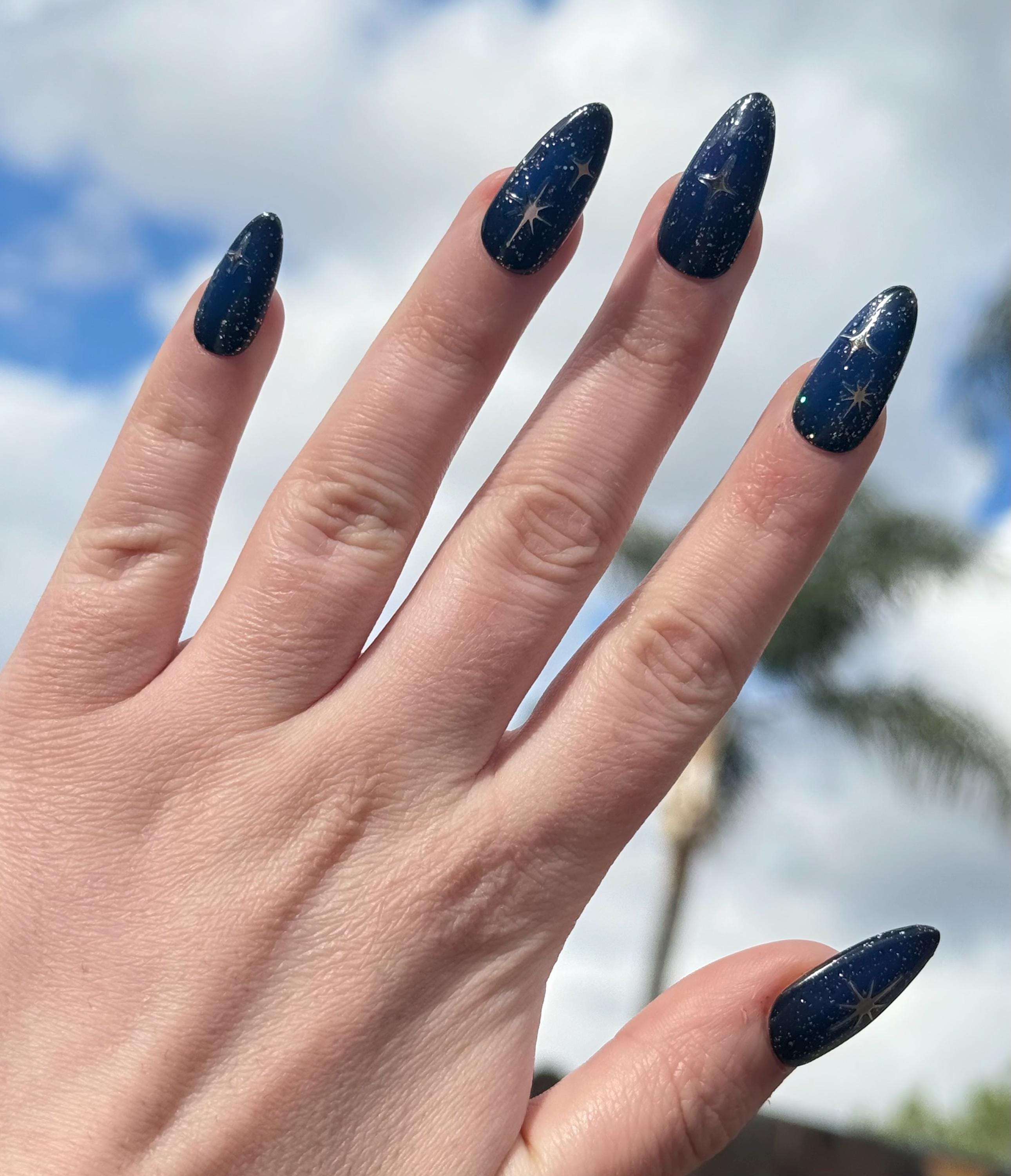Paillettes Libres W7 'Space Debrit' Bleu Nuit Foncé - 2 Grammes - Pour Visage, Corps, Cheveux, Nail Art