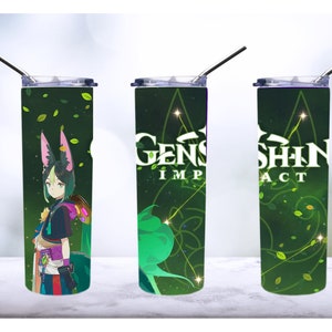 Tighnari Tumbler Sublimation PNG Genshin