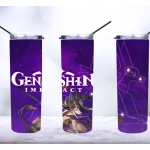 Cyno Tumbler sublimatie PNG Genshin
