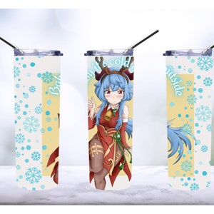 Ganyu Baby it&#39;s cold outside christmas tumbler sublimation png genshin