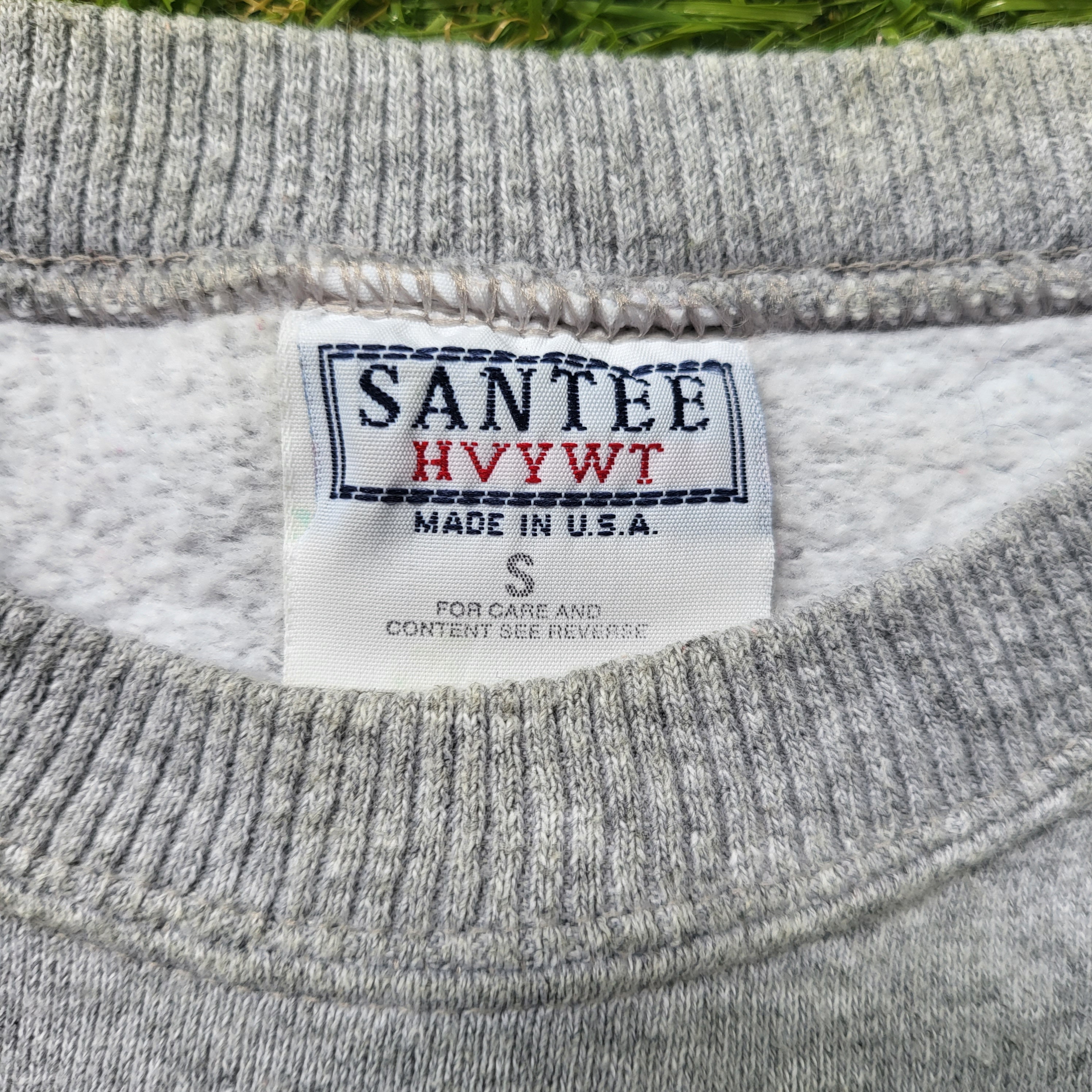 90's Santee Hatton Northwood Thunder Football Graphic Gray Sweatshirt