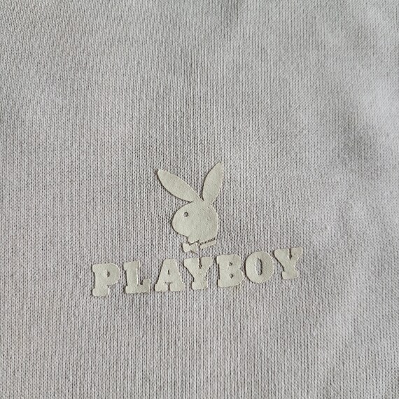 90s Distressed Vintage Playboy Sweatshirt XL Embr… - image 2