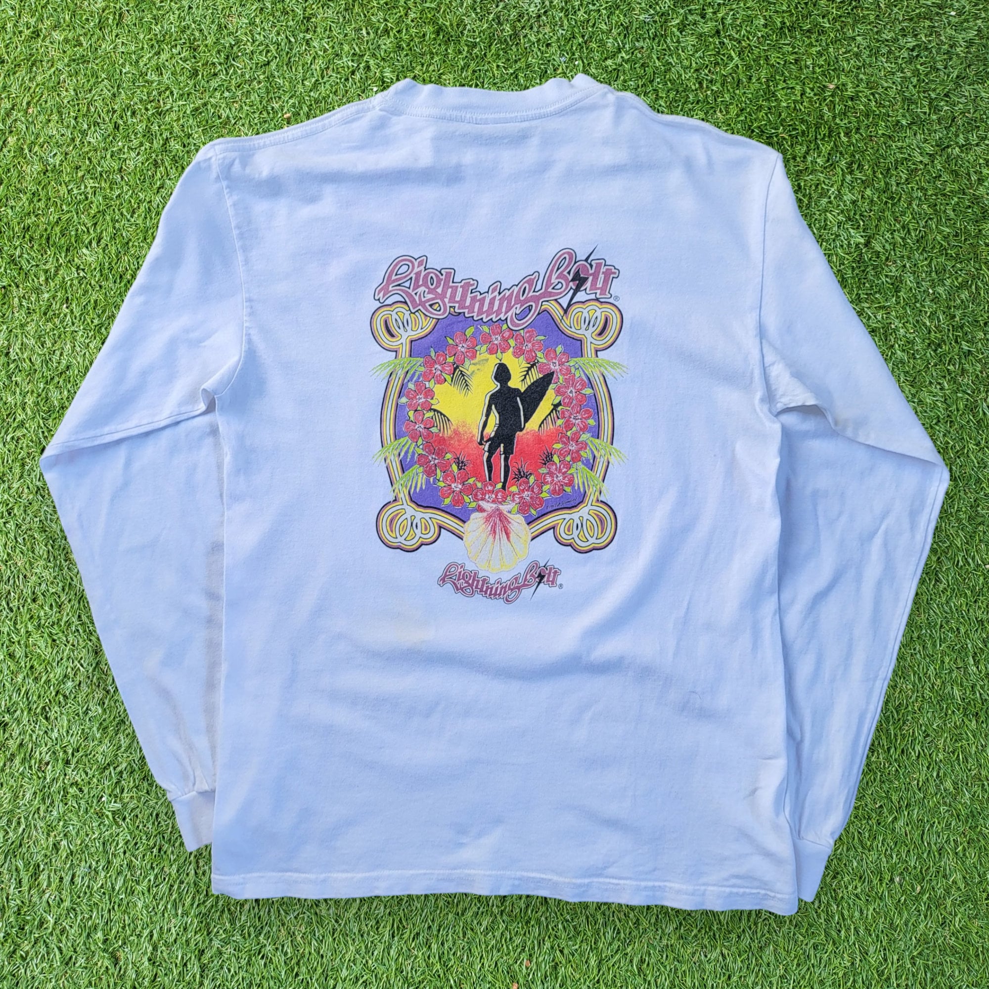 Lightning Bolt Long Sleeve T Shirt - Etsy