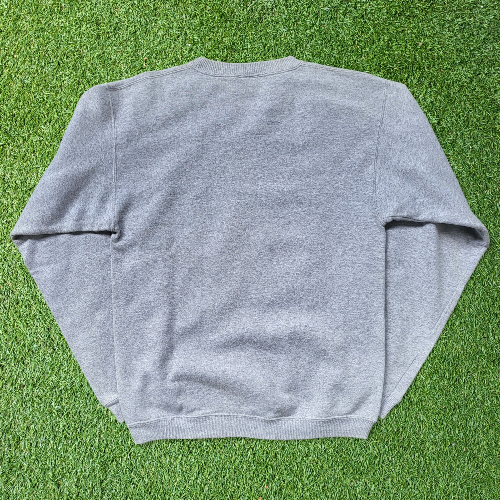 90's Santee Hatton Northwood Thunder Football Graphic Gray Sweatshirt