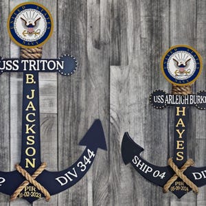 Personalized Navy Graduation Anchor: Bootcamp PIR Sailor Gift