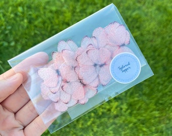 Edible Pink Wafer Butterflies | Vanilla Wafer Paper | Pre-Cut