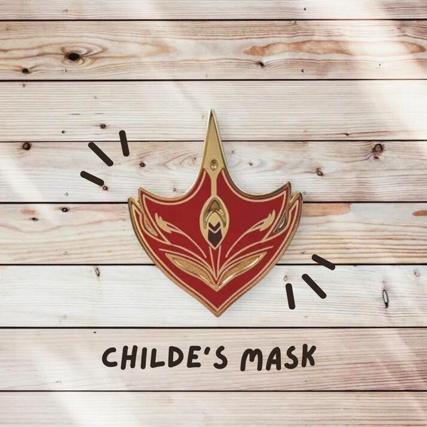 Childe Genshin Mask - Etsy