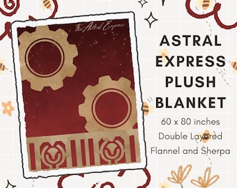 Astral Express Plush Blanket - Honkai Star Rail