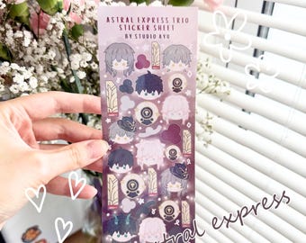 アストラルエクスプレス トリオ ホログラフィック防水ステッカーシート - 崩壊スターレール