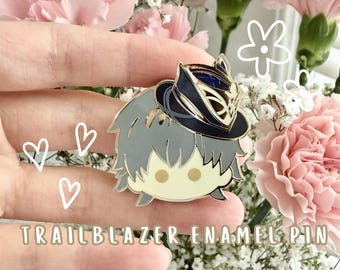 Chibi Caelus Trailblazer Enamel Pin - Honkai Star Rail