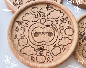 Posavasos de madera Caleb - LADS - Amor y espacio profundo