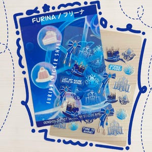 Furina Focalors Waterproof Transparent Sticker Sheet - Genshin Impact Series