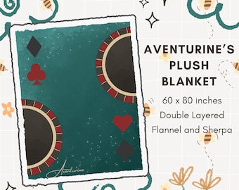 Aventurine Plush Blanket - Honkai Star Rail