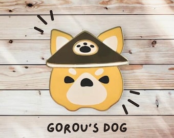 Gorou Hond Emaille Pin - Genshin Impact