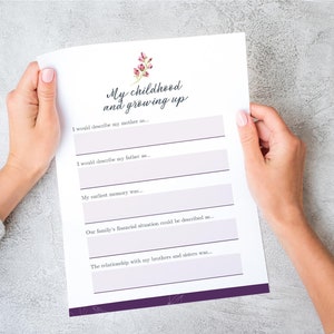 Legacy Planner for Older Women | Printable Planner | Final Wishes | Gifts for Mom | Gifts for Grandma image 3