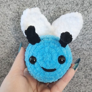 Crochet Bee Plushie, Handmade Amigurumi