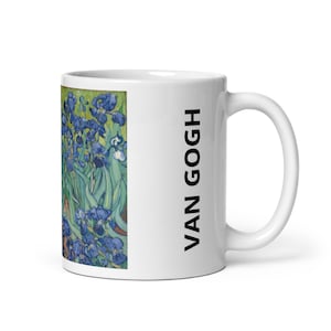 Vincent Van Gogh Mug - Irises. Fine Art Mug. Tea Coffee