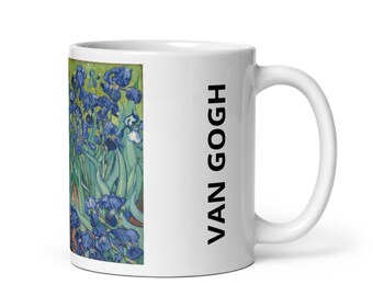 Vincent Van Gogh Mug - Irises. Fine Art Mug. Tea Coffee