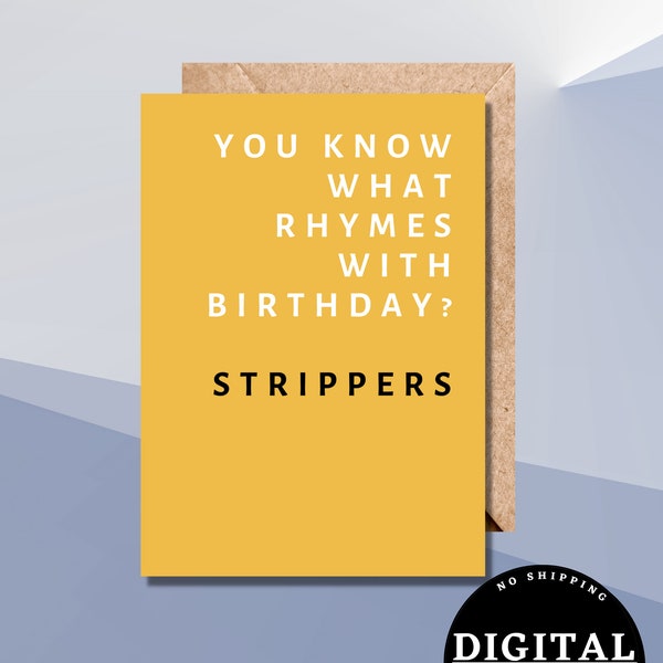 Funny Stripper Card - Etsy