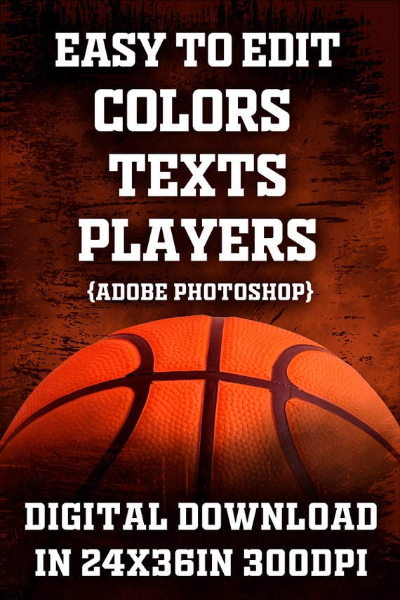 Affiche basketball » Créer un poster sur le thème du sport avec Photoshop