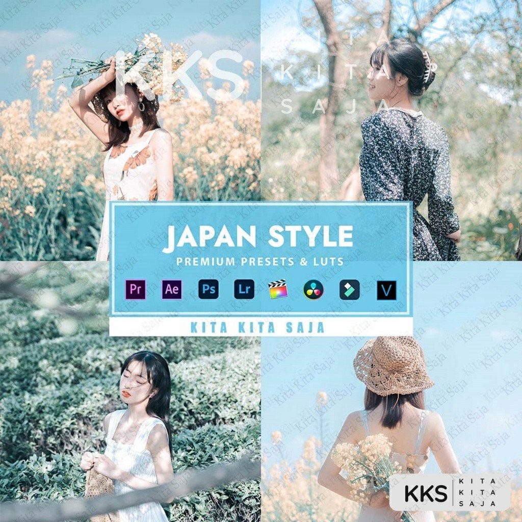 24 Japan Style Luts Premiere Pro Mobile Lightroom Presets Pack Etsy