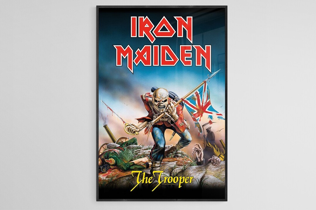 Iron Maiden Iron Maiden Poster Iron Maiden Print Iron - Etsy