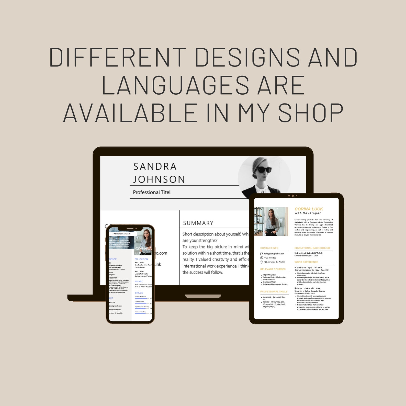 Chinese Resume Template for Word - Il 1588xN.4889725650 Jyww 