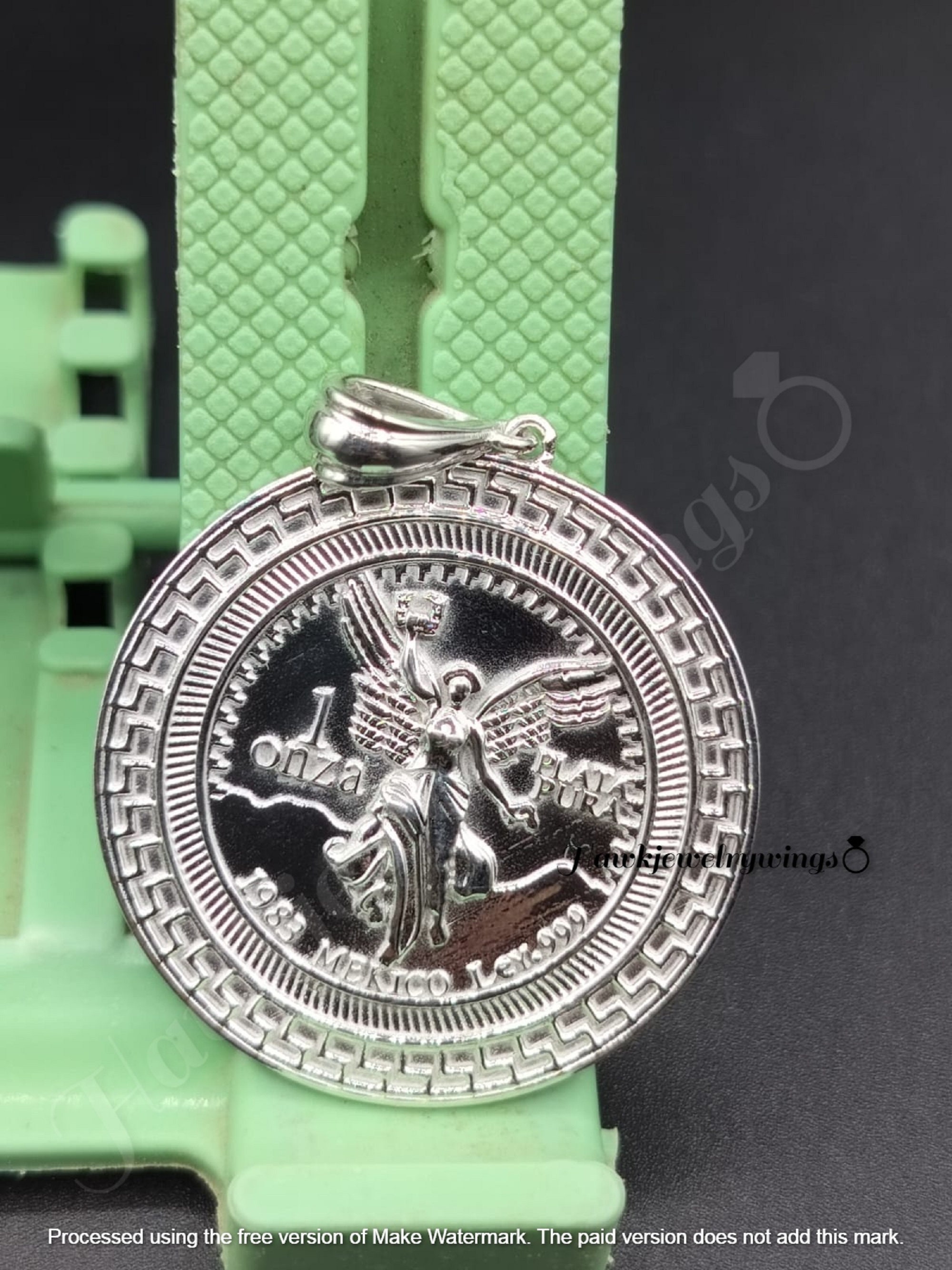 Centenario Pendant 925 Silver Etsy UK