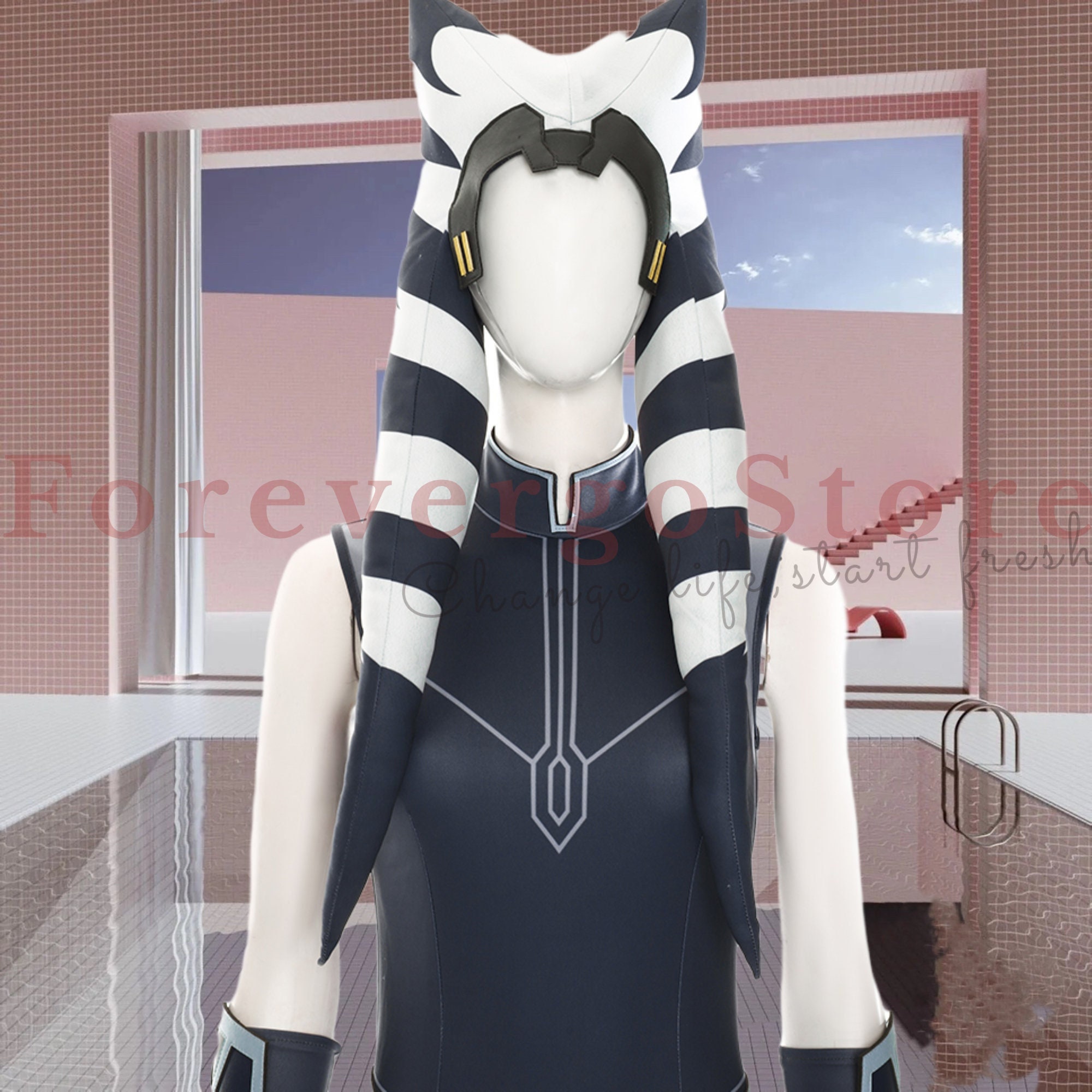 Star Wars the Clone Wars Ahsoka Cosplay Costumeahsoka Etsy UK