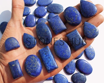 Natural Lapis Lazuli Loose Cabochons Lots, Multi Shape Cabochones For Jewellery Making, Cabochons For Wire Wrapping, Wholesale Gemstone Lots