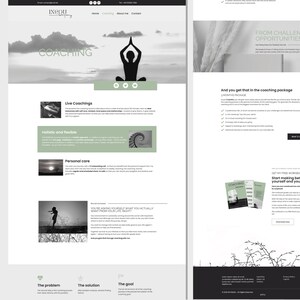 Website Template, Website Theme, wordpress Template, Wordpresss Theme, Coaching Website, Feminine Wordpress, Wordpress Website, Wordpress Design, Website Design, Web Design, Modern Website, wordpress coaching, elementor template,