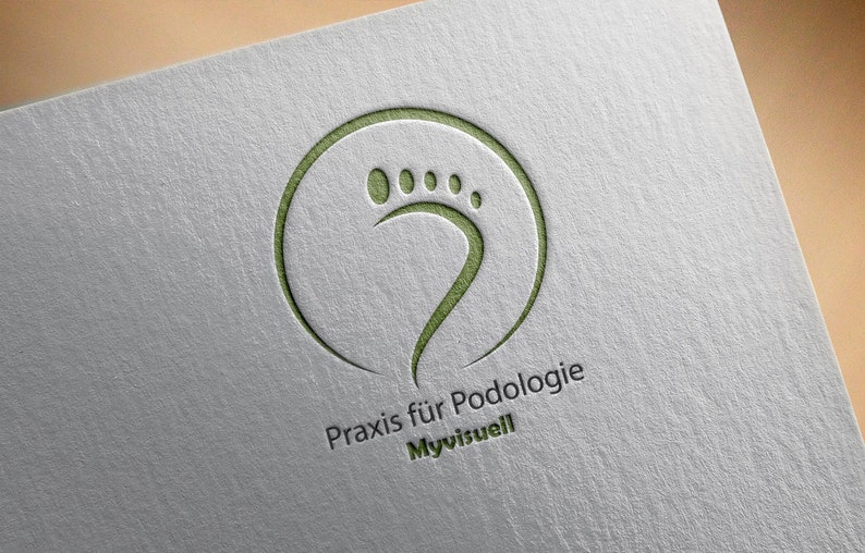 Podologie Feet Logo Design Spa Logo Design, Wellness Logo, Canva / Illustrator / EPS image 2