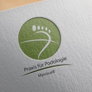 Podologie Feet Logo Design Spa Logo Design, Wellness Logo, Canva / Illustrator / EPS image 5